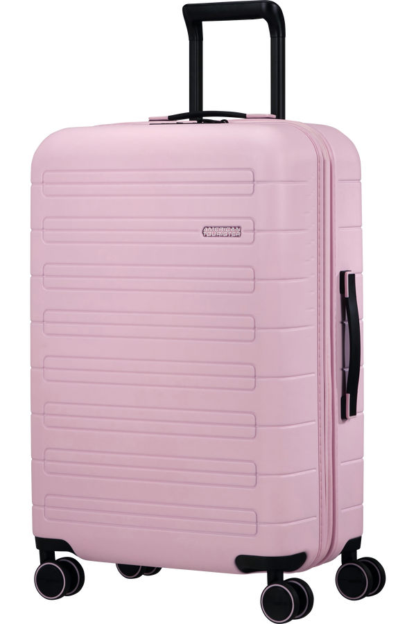 Soft pink suitcase on sale