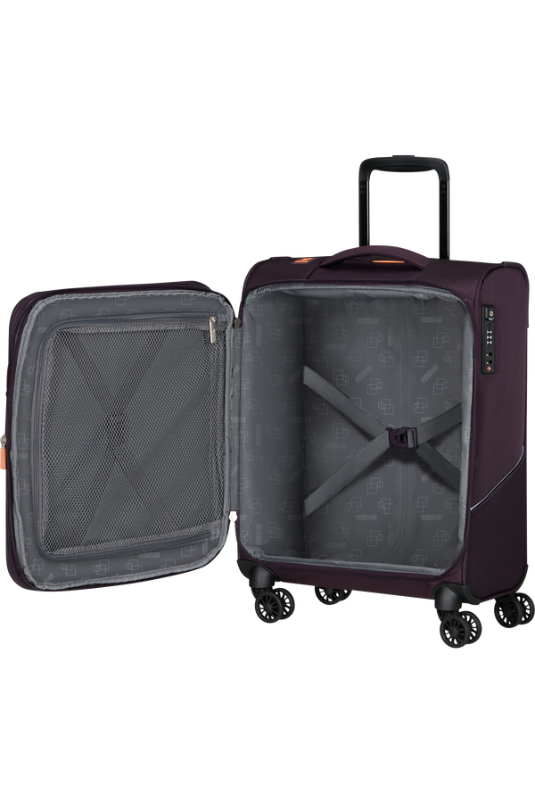 American Tourister SummerRide Spinner S EXP TSA 55cm  Dark Plum
