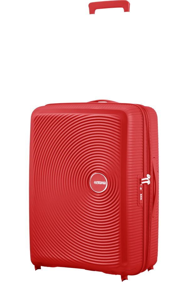 American Tourister Soundbox Spinner Expandable 67cm  Coral Red American Tourister Soundbox Spinner Expandable 67cm  Coral Red
