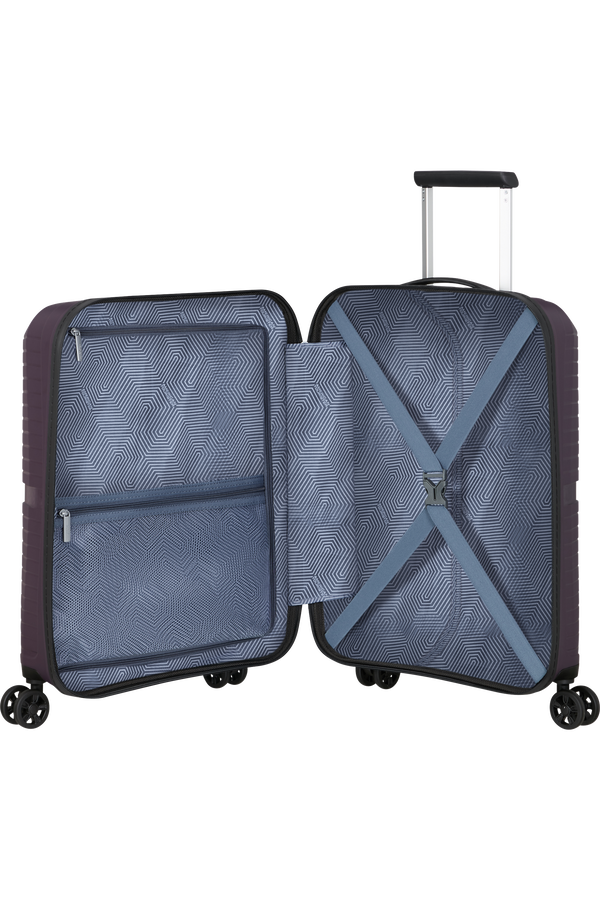 American Tourister Airconic Spinner 55/20 Frontl. 15.6'  Dark Plum/Orange