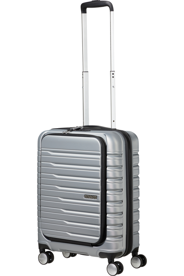 American Tourister Flashline SPIN. 55/20 FRONTLOADER  Sky Silver