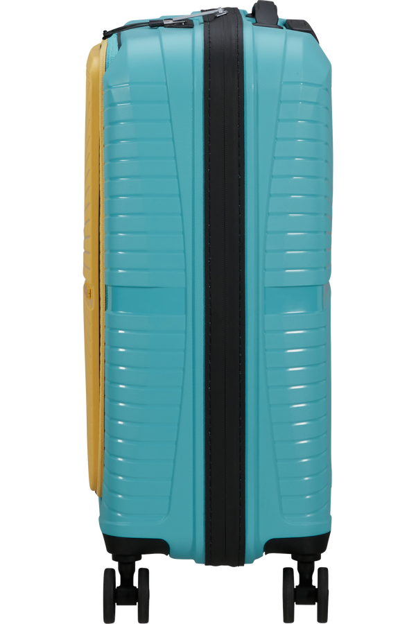 American Tourister Airconic Spinner Frontloader 15.6' 55cm  Surf Blue/Yellow