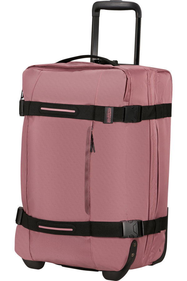 American Tourister Urban Track Duffle with Wheels S  Lilas Pink American Tourister Urban Track Duffle with Wheels S  Lilas Pink