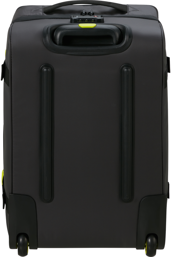 American Tourister Urban Track Duffle with Wheels Coated S  Black/Lime American Tourister Urban Track Duffle with Wheels Coated S  Black/Lime