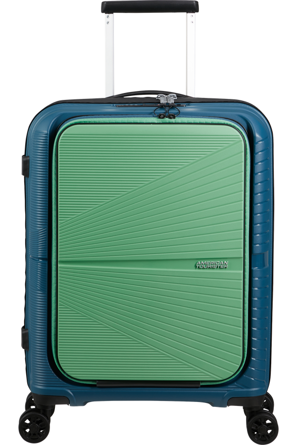 American Tourister Airconic Spinner Frontloader 15.6' 55cm  Teal Blue/Green