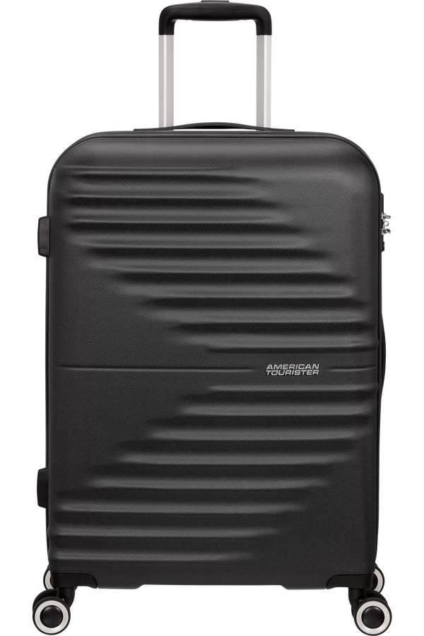American Tourister Wavetwister Spinner TSA 66cm  Universe Black