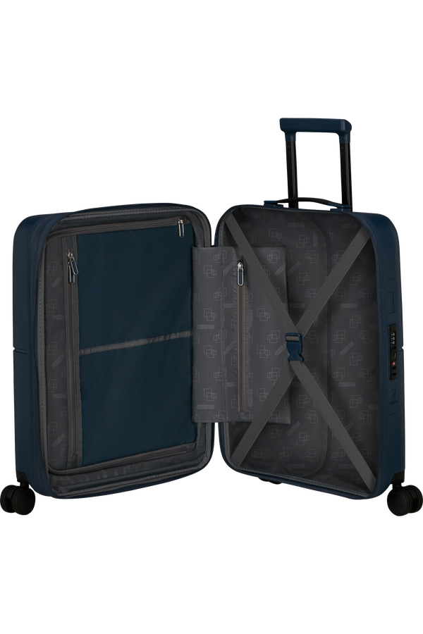 American Tourister DashPop Spinner Expandable TSA 55cm Midnight Blue American Tourister DashPop Spinner Expandable TSA 55cm Midnight Blue