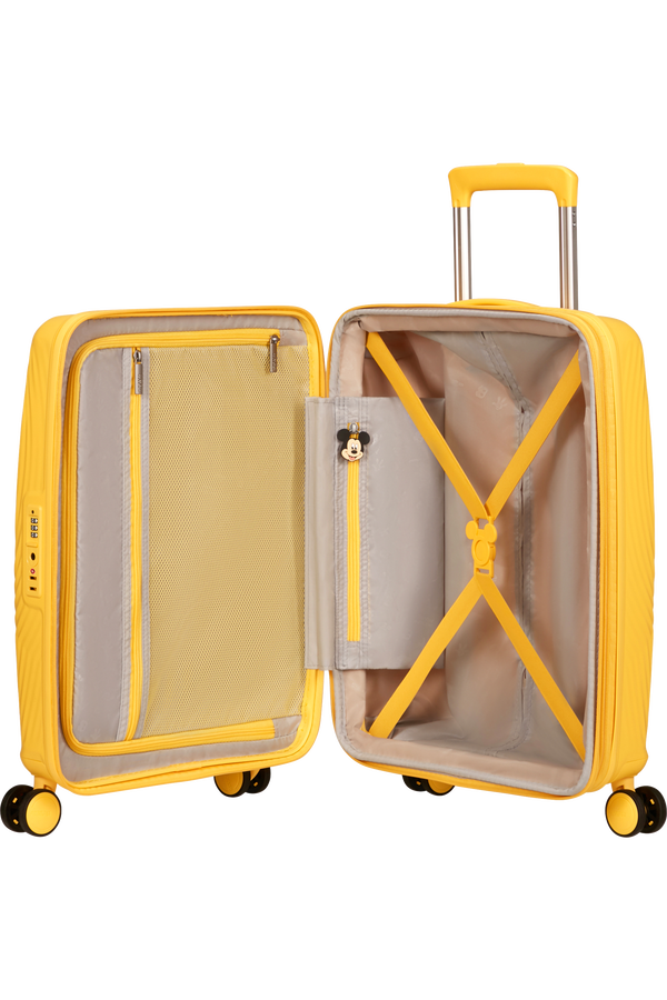American Tourister Mickey Magic Sinner 55/20 EXP TSA  Mickey Flower Yellow