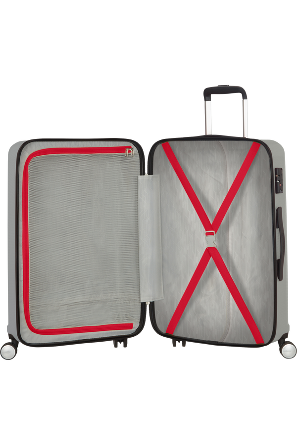 American Tourister Beachrider Spinner TSA 68cm  Silver