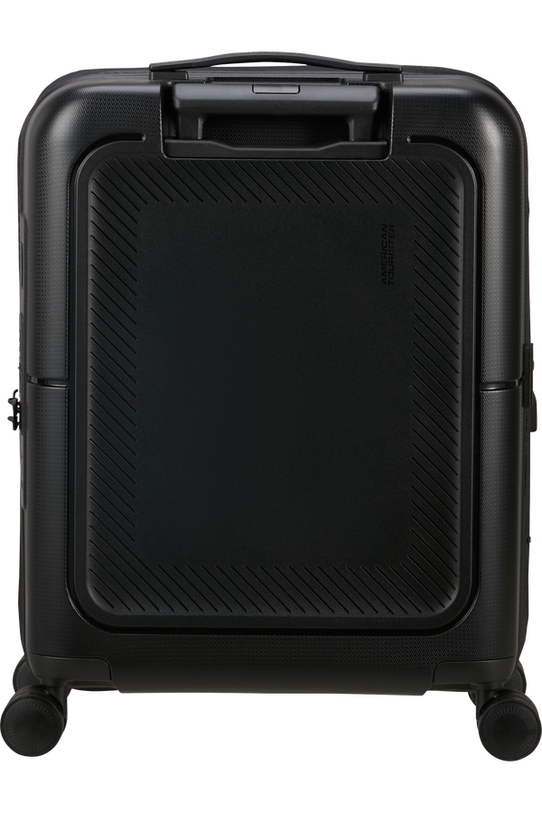 American Tourister DashPop Spinner Expandable TSA 55cm True Black American Tourister DashPop Spinner Expandable TSA 55cm True Black