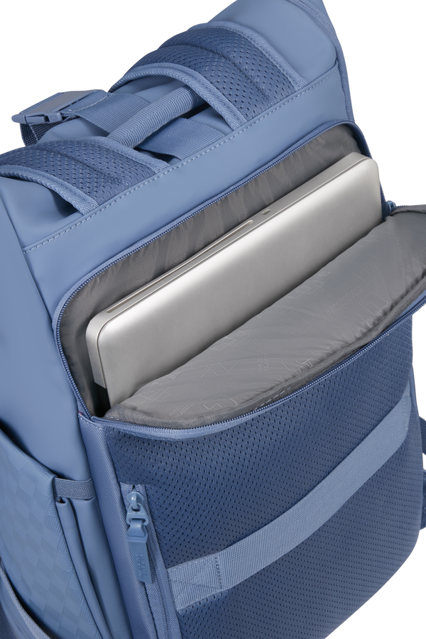 Urban Tide 15.6'' rolltop Backpack 15.6" | American Tourister Urban Tide Rolltop Laptop Backpack 15.6'  Storm Blue