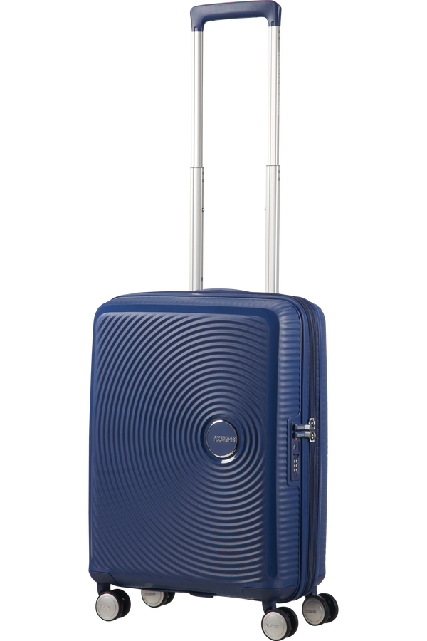 American Tourister Soundbox Spinner Expandable 55cm Midnight Navy American Tourister Soundbox Spinner Expandable 55cm Midnight Navy