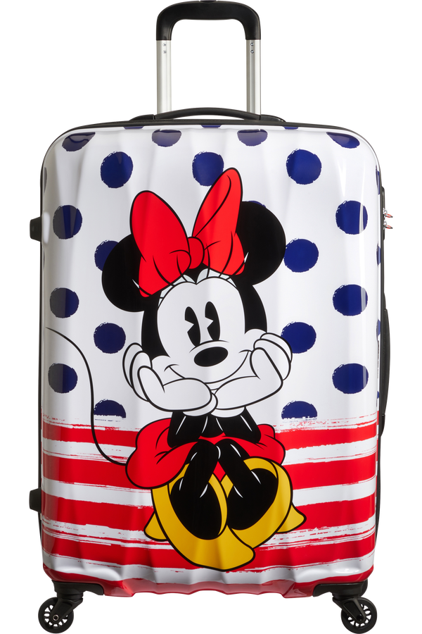 American Tourister Disney Legends Spinner 75cm  Minnie Blue Dots