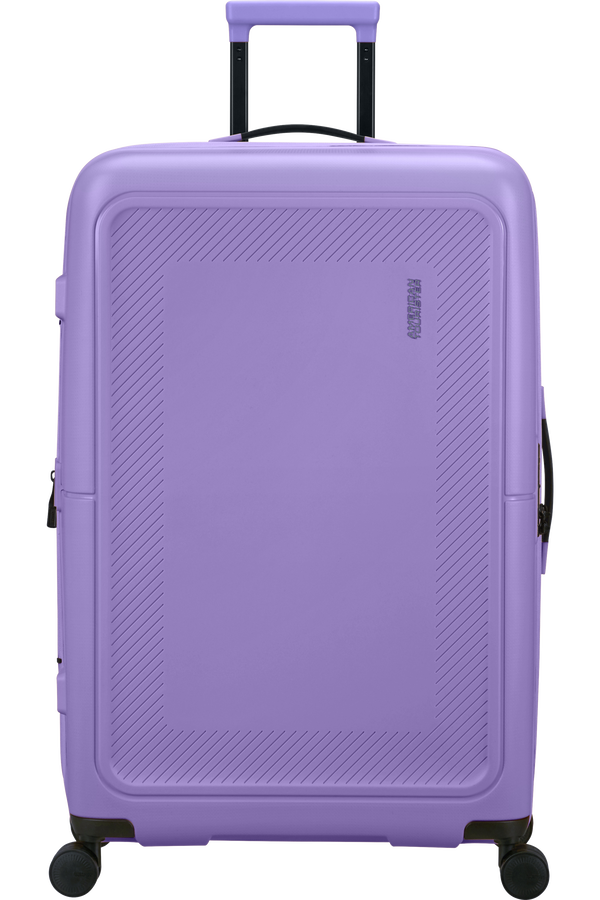 American tourister top purple suitcase