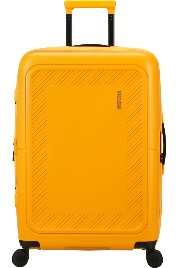 American Tourister DashPop Spinner Expandable TSA 67cm Golden Yellow