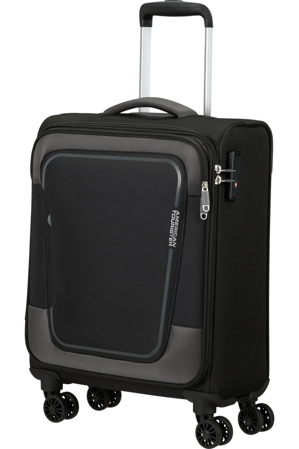 Pulsonic 55cm Cabin luggage Black American Tourister UK