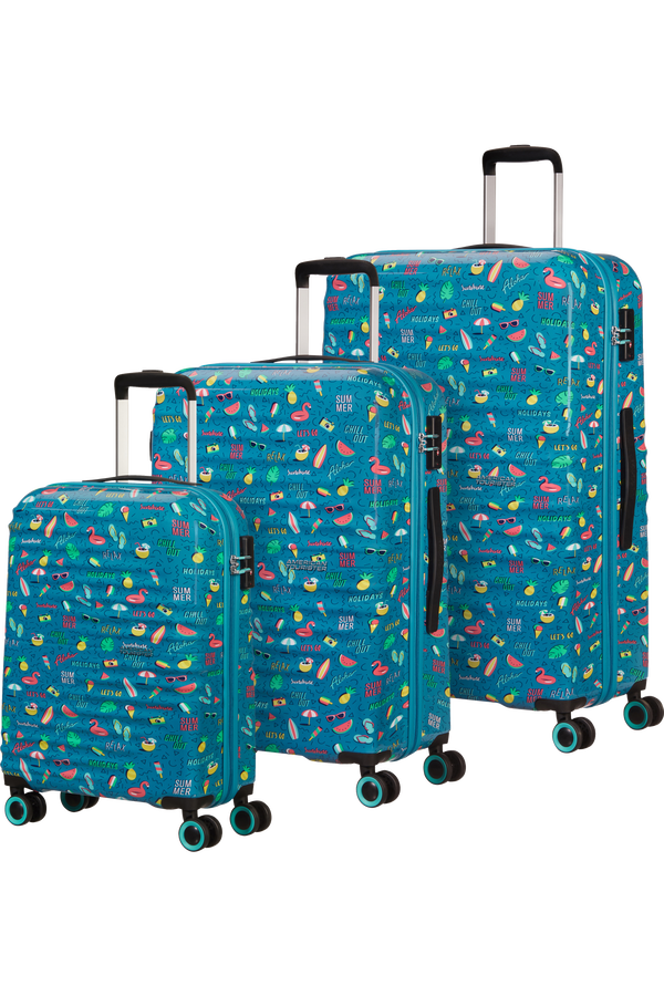American tourister printed shop bags