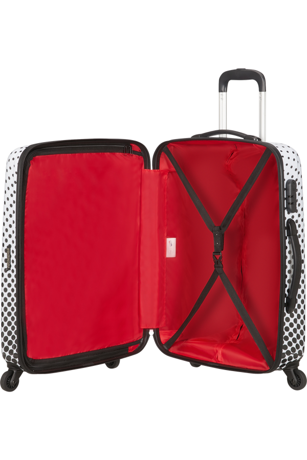 Polka dot carry on luggage clearance