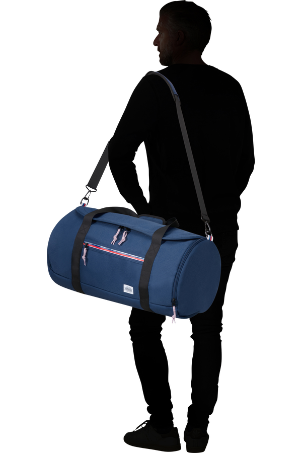 American tourister nylon 650 mm online blue travel duffle