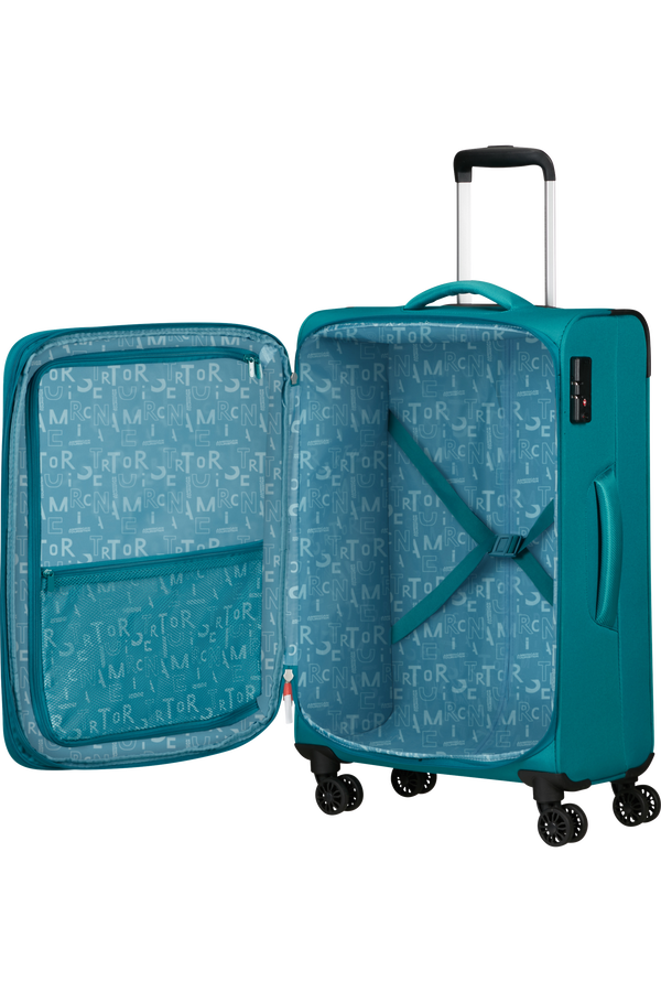 American Tourister Pulsonic Spinner Expandable 68cm  Stone Teal