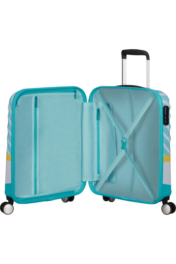American Tourister Wavebreaker Disney Spinner 55cm  Mickey Blue Kiss
