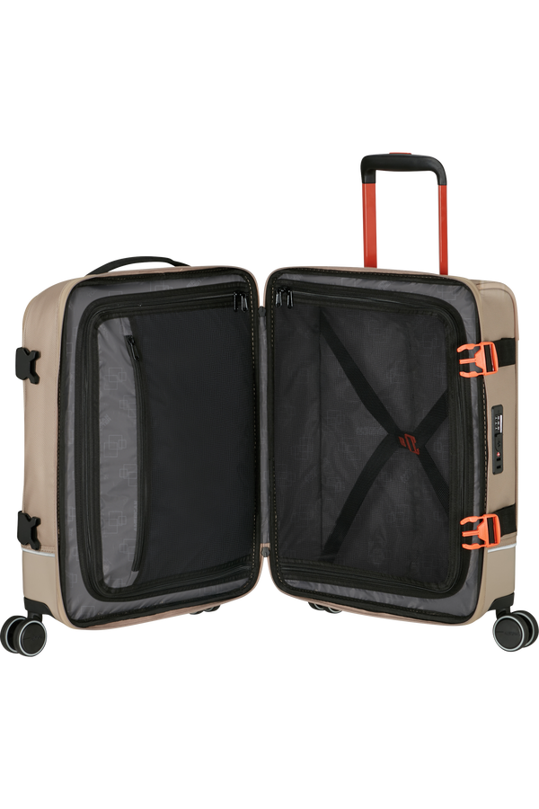 American Tourister Urban Track Spinner S TSA Coated 55cm  Beige/Orange