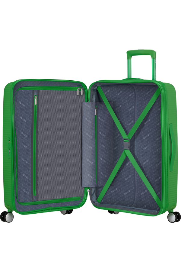 American Tourister SoundBox Spinner Expandable 67cm  Grass Green American Tourister SoundBox Spinner Expandable 67cm  Grass Green