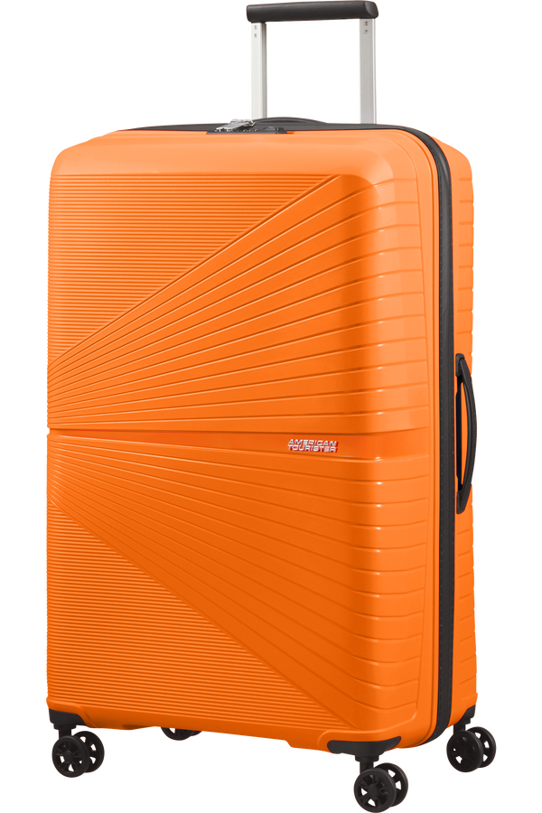 Orange lightweight suitcase shop