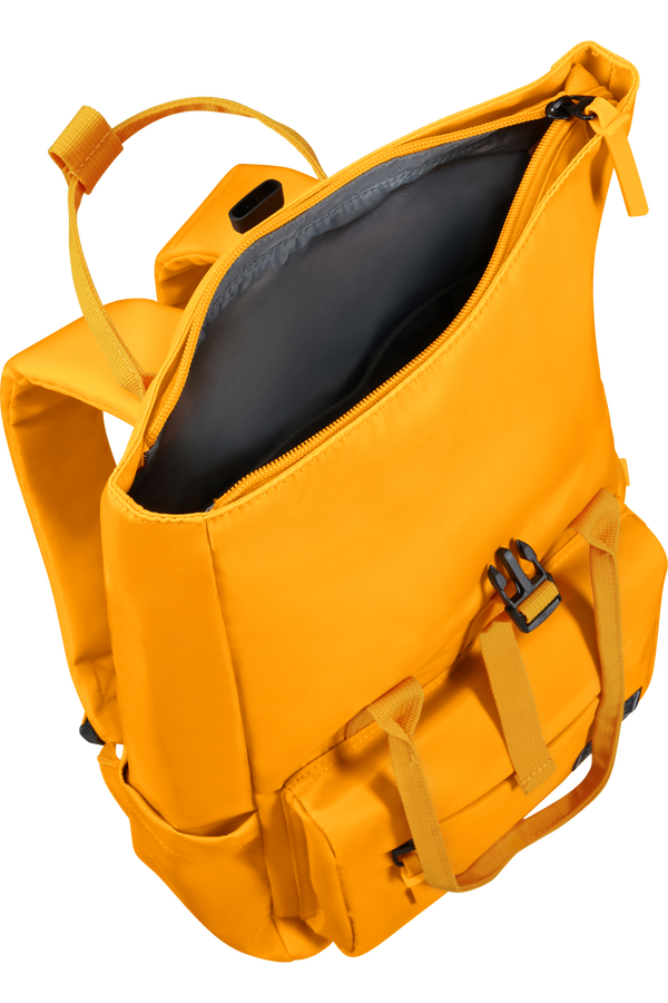American tourister yellow backpack online