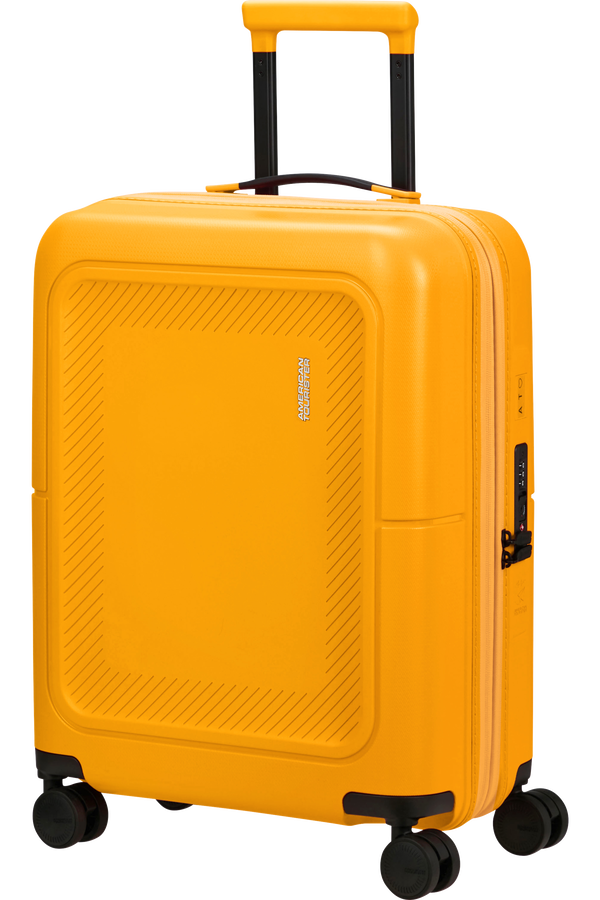 American Tourister DashPop Spinner Expandable TSA 55cm Golden Yellow