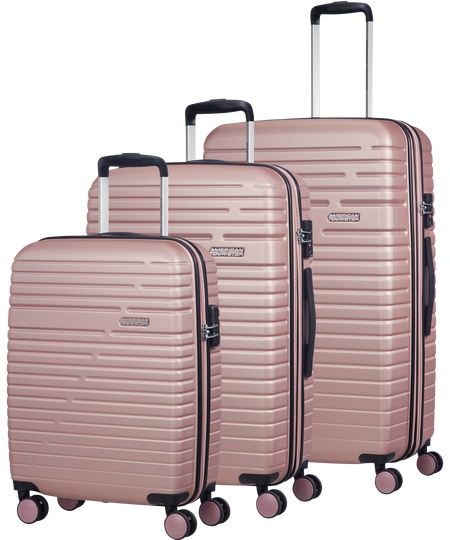 American tourister arona premium hardside spinner 3pcs luggage set 2025