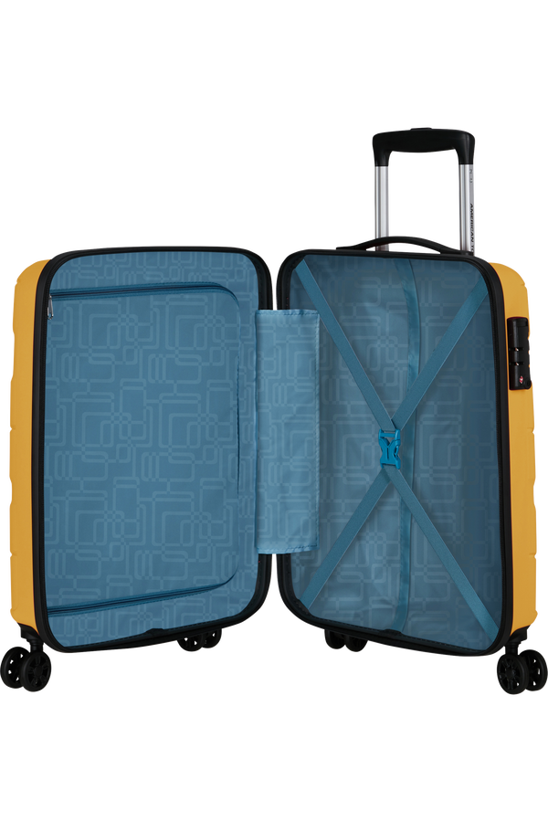 Jetdriver 3.0 55cm Spinner (4 wheels) | American Tourister Jetdriver 3.0 Spinner 55/20 TSA 55cm  Banana Cream