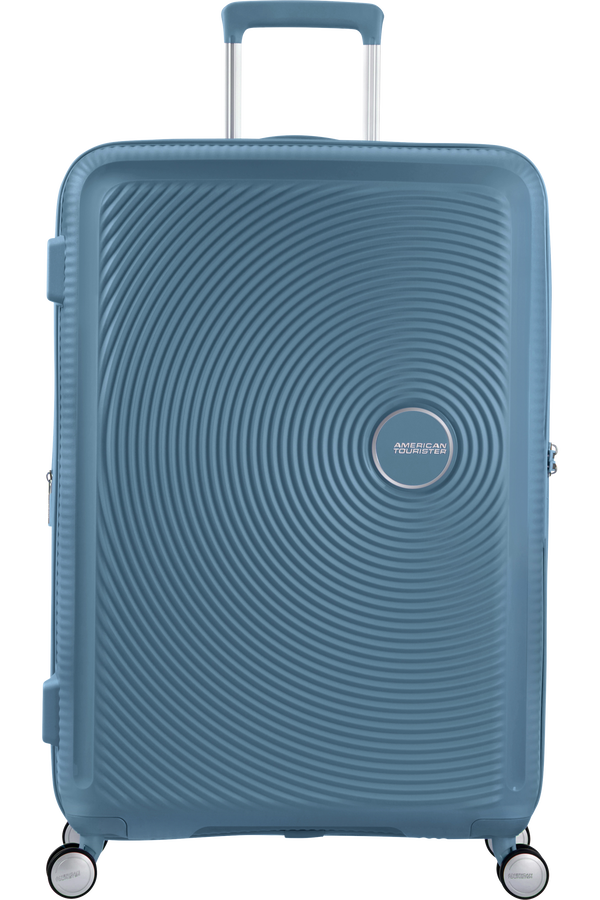 American Tourister Soundbox Spinner Expandable 77cm  Stone Blue