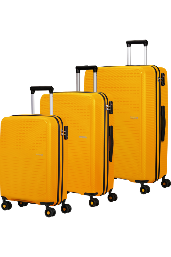 American Tourister Summer Hit Luggage set - 3 Pieces  Golden Yellow