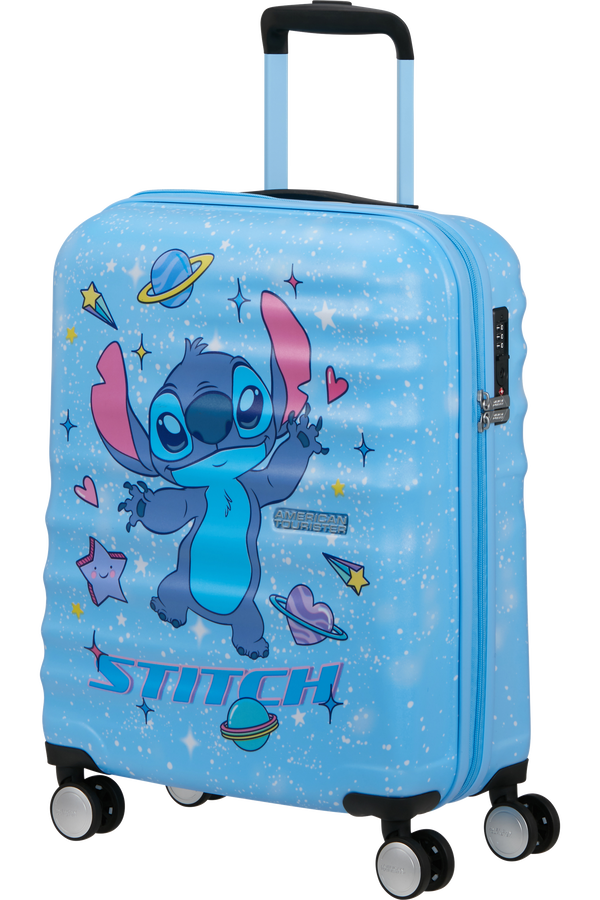 Disney Wavebreaker 55cm Cabin luggage | American Tourister Disney Wavebreaker Spinner TSA Disney Fl 55cm  Stitch Universe
