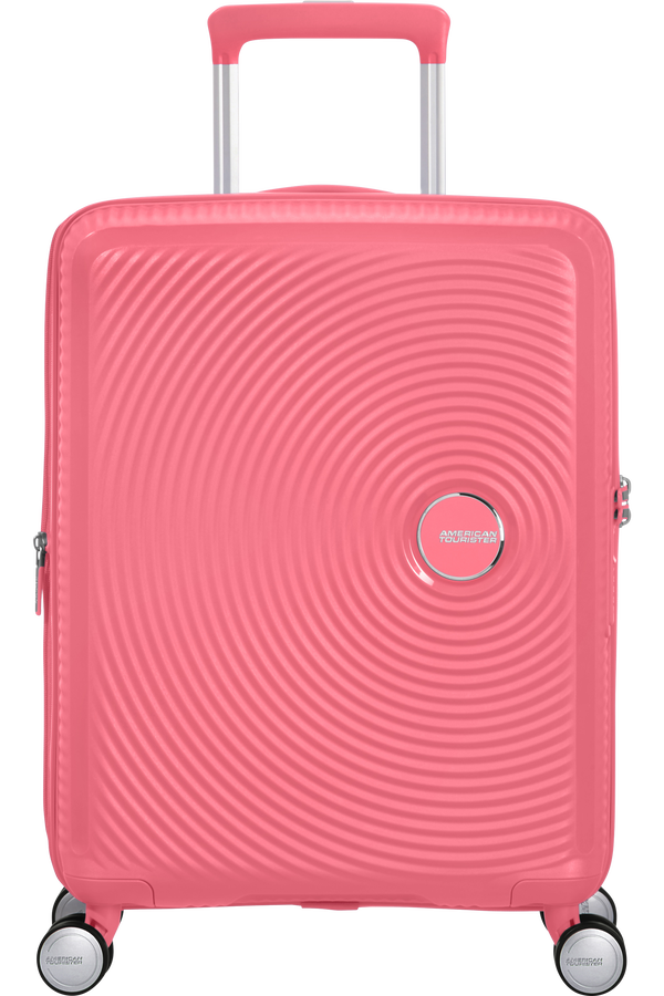 American Tourister Soundbox Spinner Expandable 55cm  Sun Kissed Coral