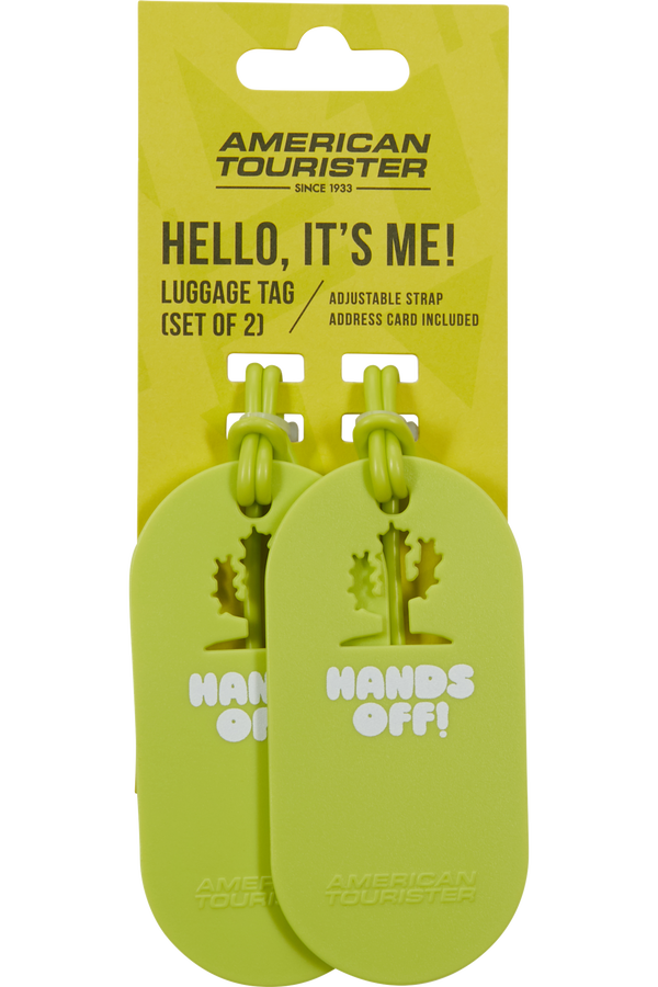 Fun Tags Luggage Tag &ndash; Set of 2 pcs | American Tourister American Tourist. Ta Luggage Tag X2 Fun  Hands Off
