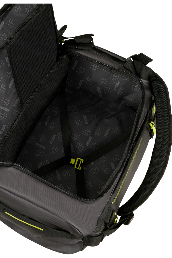 American Tourister Urban Track Duffle/Backpack Coated L  Black/Lime