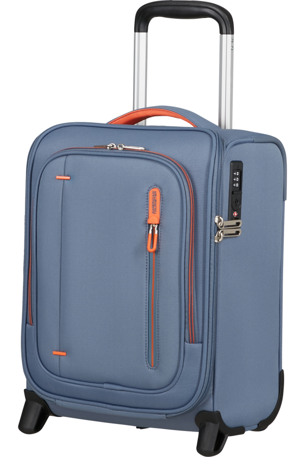 American Tourister Cloudrider Upright Underseater Tsa  Stone Blue