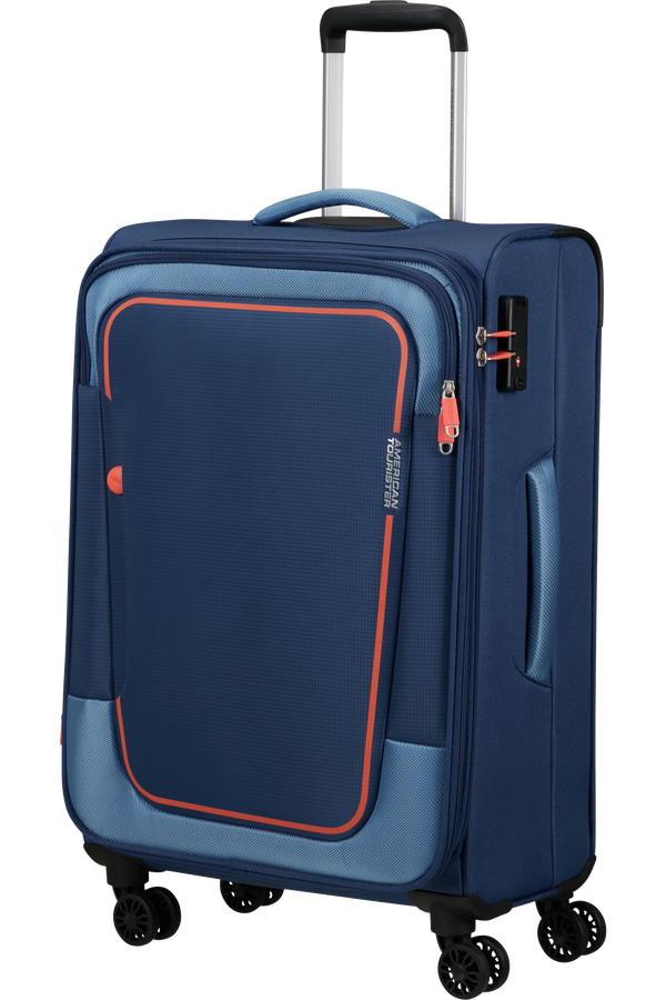 American Tourister Pulsonic Spinner Expandable 68cm  Combat Navy