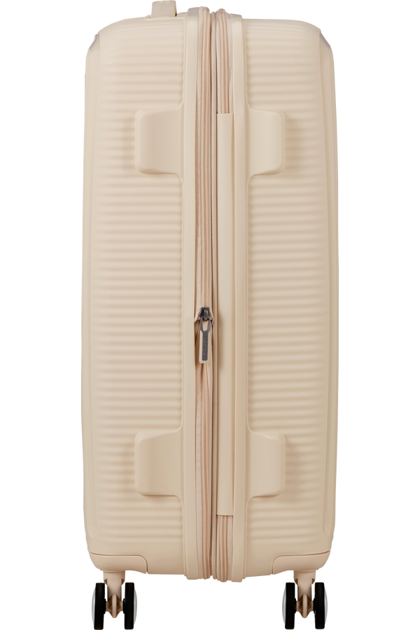American Tourister SoundBox Spinner TSA Expandable 67cm  Coconut Sand