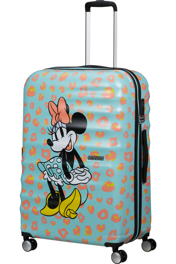 American Tourister Disney Wavebreaker Spinner TSA Disney Fl 77cm  Minnie Pastel Dots