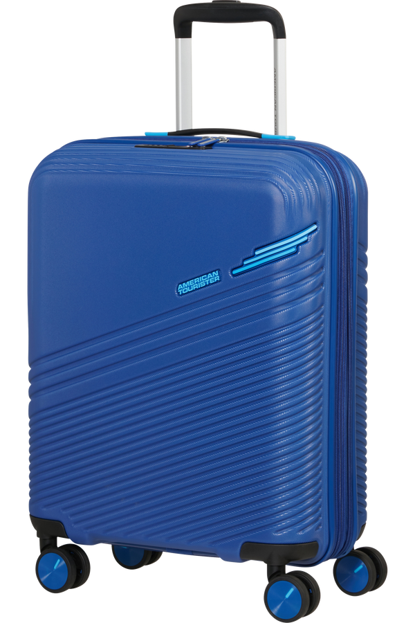 American Tourister Triple Trace Spinner TSA Expandable 55cm  Navy/Blue