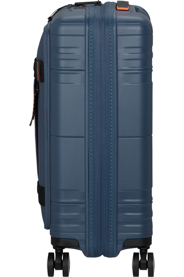 American Tourister Hello Cabin Spinner Exp Coated 55cm  Navy/Orange