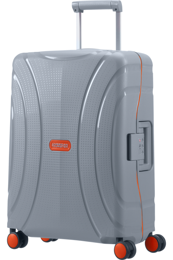 American Tourister Lock'n'Roll 4-wheel cabin baggage Spinner suitcase 55x40x20cm Volt Grey