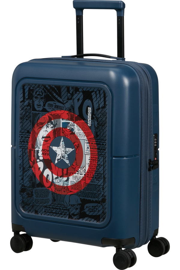 American Tourister Dashpop Disney Spinner Expandable TSA Marvel 55cm  Capt America Shield American Tourister Dashpop Disney Spinner Expandable TSA Marvel 55cm  Capt America Shield