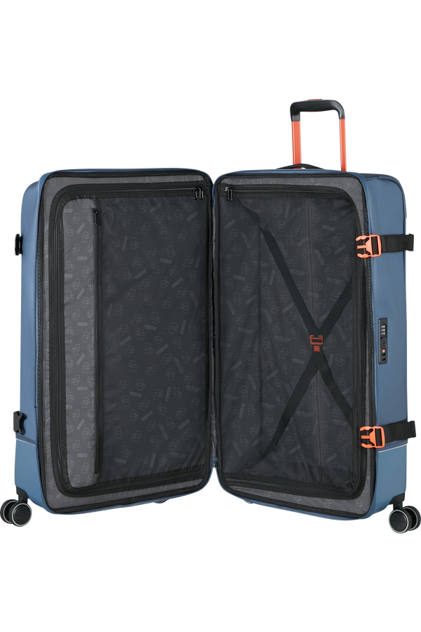 American Tourister Urban Track Spinner L TSA Coated 79cm  Navy/Orange American Tourister Urban Track Spinner L TSA Coated 79cm  Navy/Orange