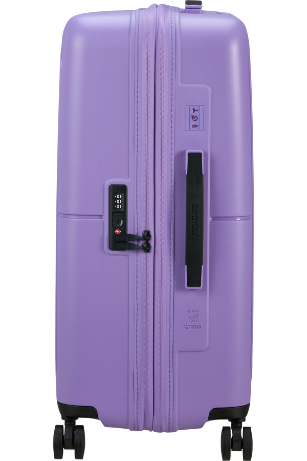 American Tourister DashPop Spinner Expandable TSA 67cm Violet Purple American Tourister DashPop Spinner Expandable TSA 67cm Violet Purple