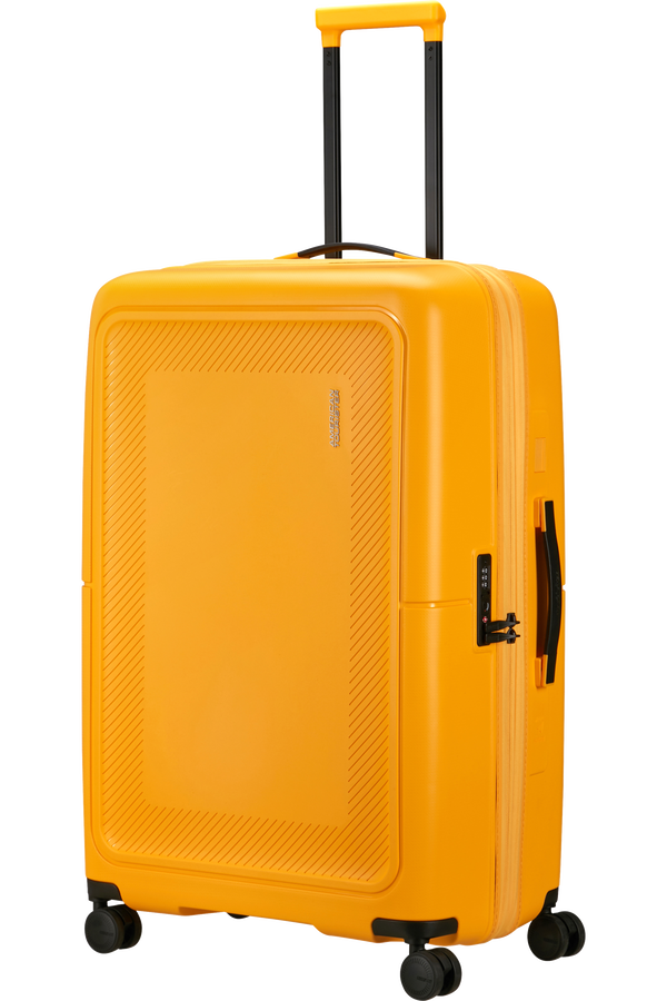 American Tourister DashPop Spinner Expandable TSA 77cm Golden Yellow
