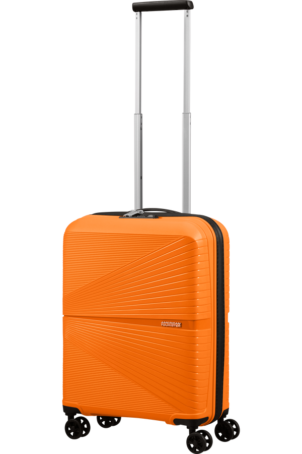Orange spinner luggage shop